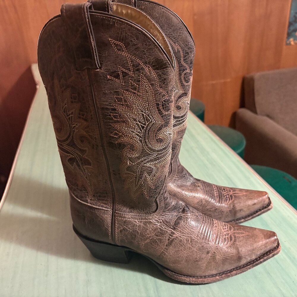 Womens Doubel H Sonora Cowgirl Western Boots Size 9 M